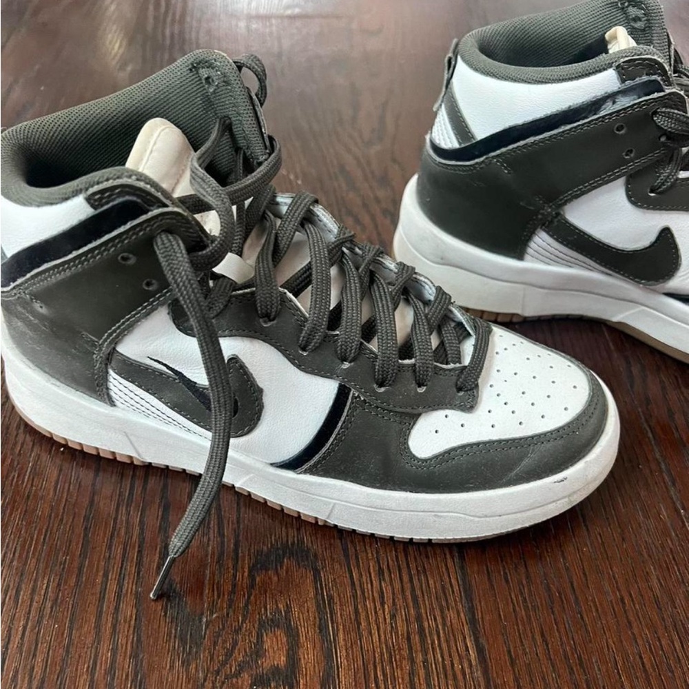 Nike Dunk Highs Olive Green